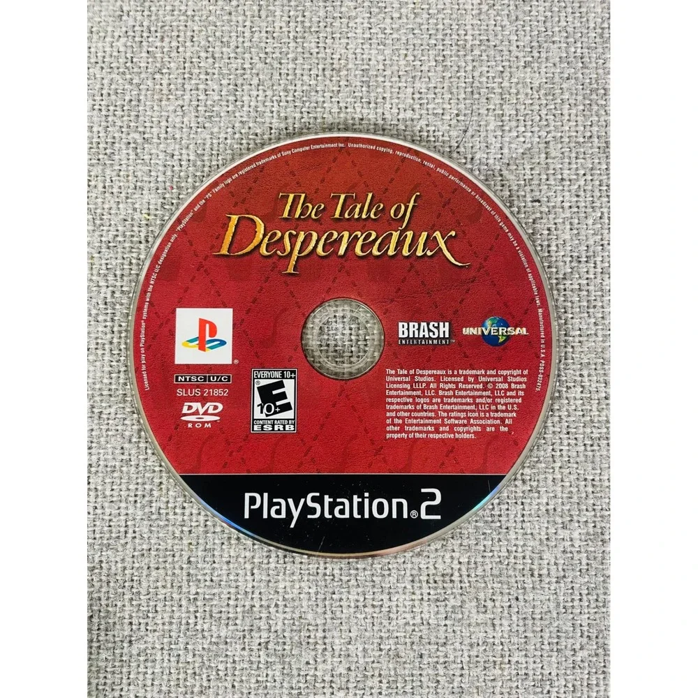 The Tale of Despereaux PS2 PlayStation 2 Disc Only 2008 Video Game